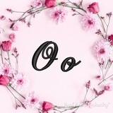 The letter O Machine embroidery designs