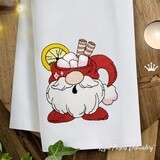 Small Santa Claus Christmas mug Machine Embroidery Design - 3 sizes