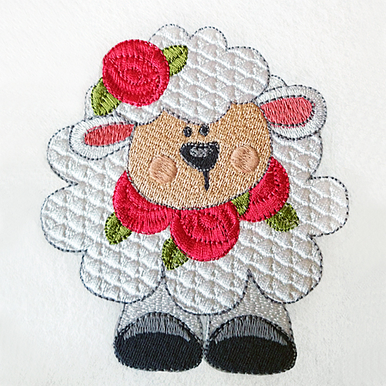Machine Embroidery Designs Little Lamb - 2 sizes