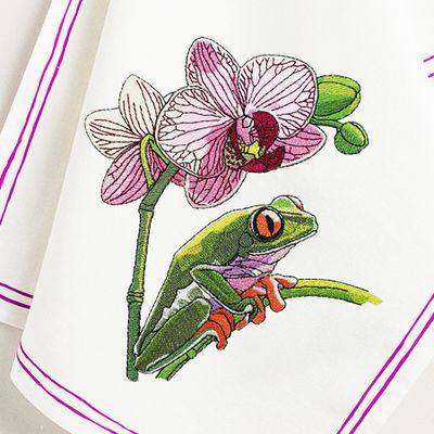 Frogs machine embroidery designs