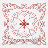 Machine Embroidery Design Quilt Block