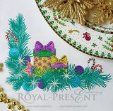 Machine Embroidery Design Christmas corner - 2 sizes