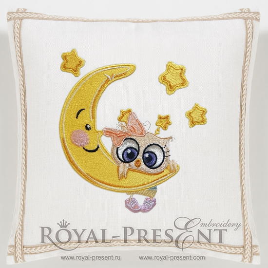 Cute Cartoon Owl Machine Embroidery Design 3 Sizes,Low Budget Small Space Interior Design For Small Boutique Shop