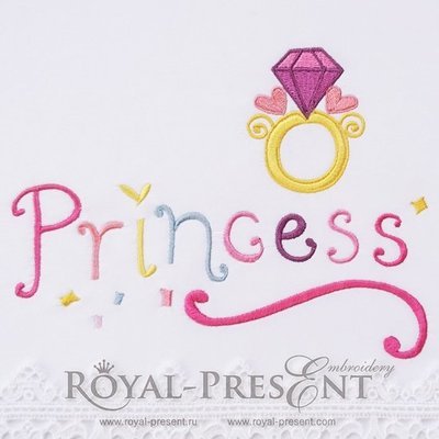 Machine Embroidery Design Princess Machine Embroidery Design Princess