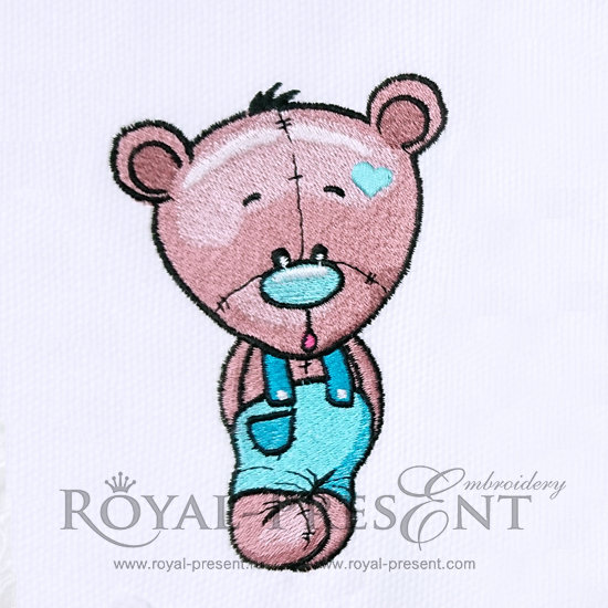 teddy bear machine embroidery designs
