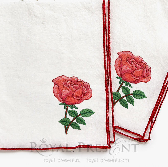 rose embroidery