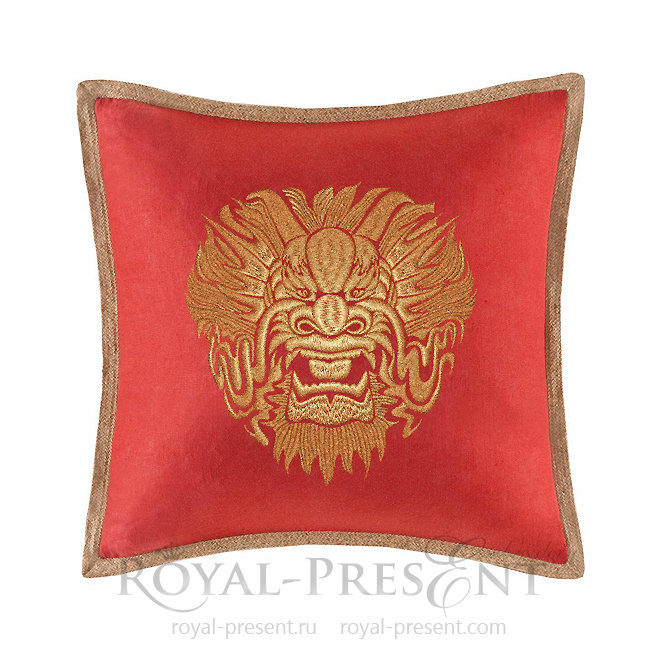 Machine embroidery design Traditional Asian Dragon - 3 sizes Machine embroidery design Traditional Asian Dragon - 3 sizes