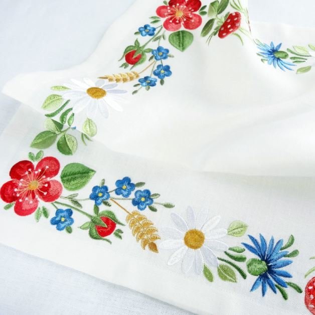 Instant Download FOLK FLOWERS machine embroidery design