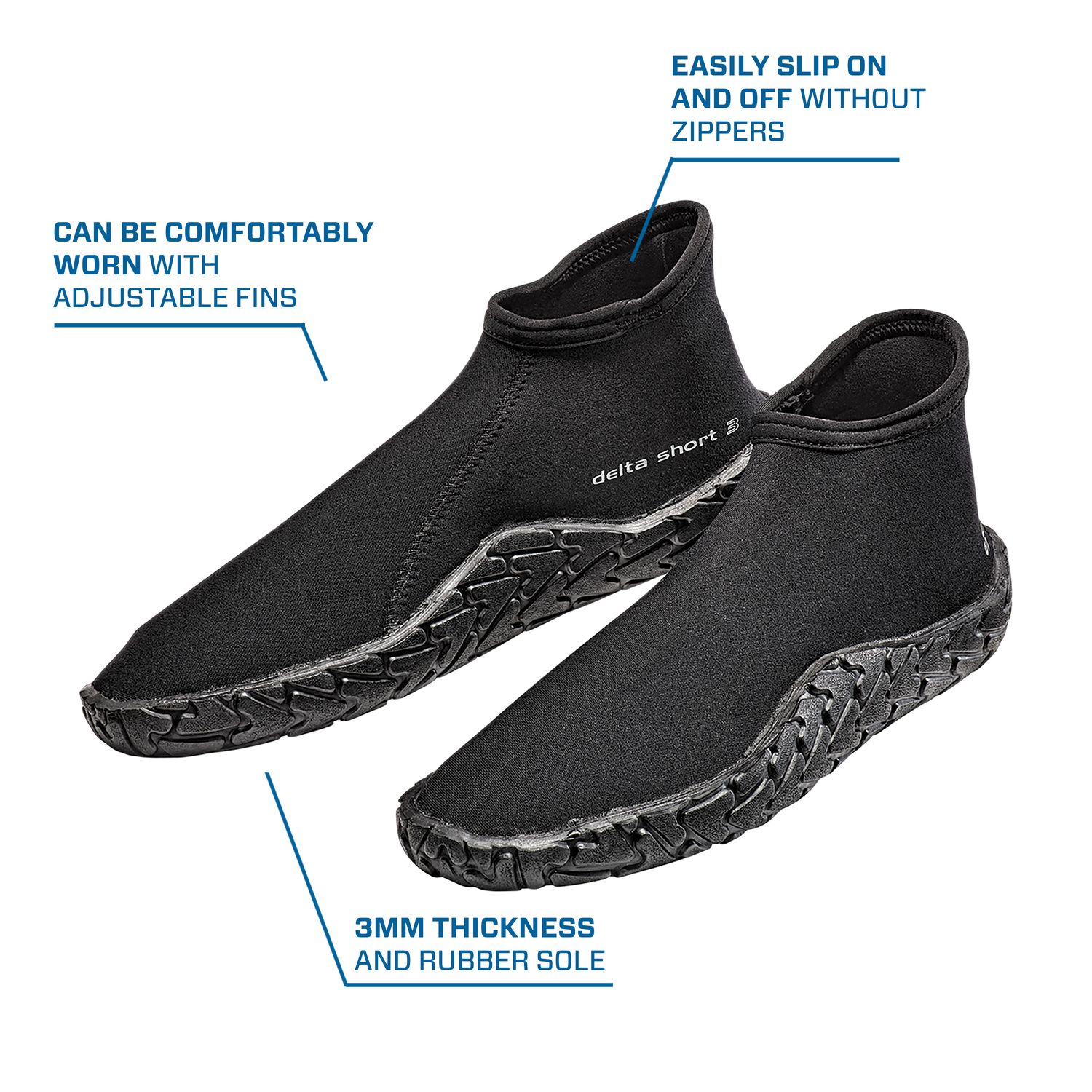 Scubapro Delta 3mm Short Boot