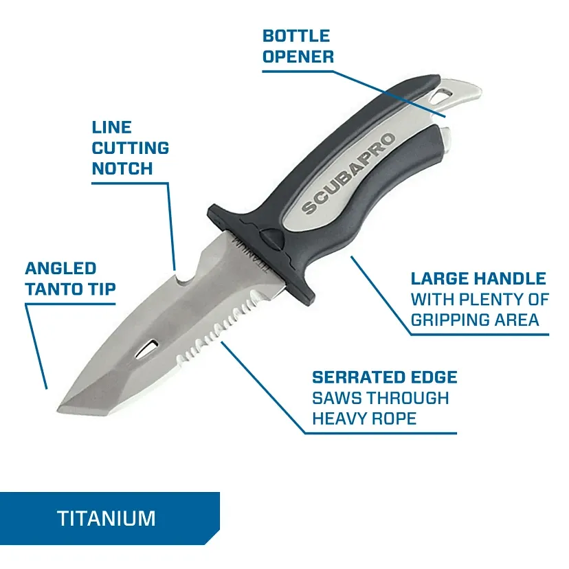 Scubapro Mako Knife Titanium