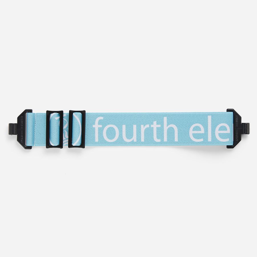 Fourth Element Mask Strap, Color: Aqua/White