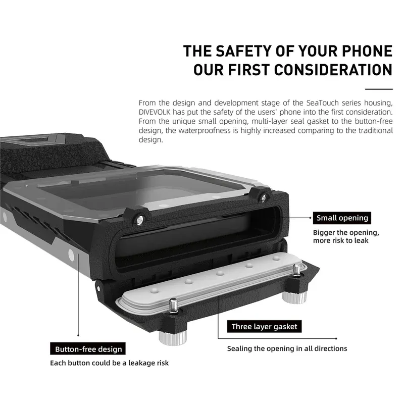 Divevolk SeaTouch 4 Max Plus Underwater Housing