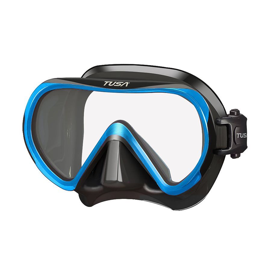 Tusa Ino Mask, Color: Fish Tail Blue/Black