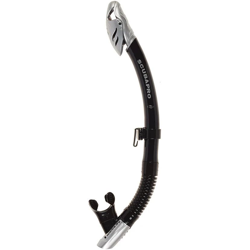 Scubapro Spectra Dry Snorkel, Color: Black/Silver