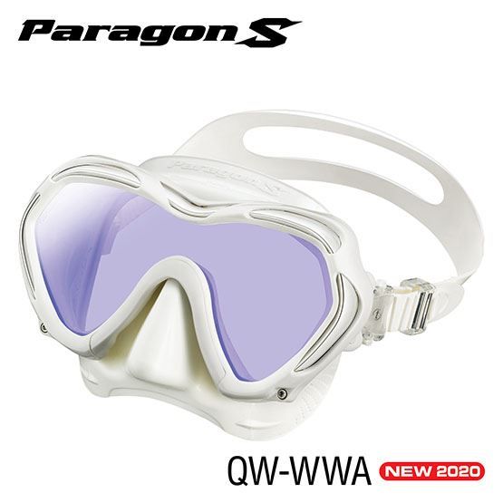Tusa Paragon S Mask, Color: White/White
