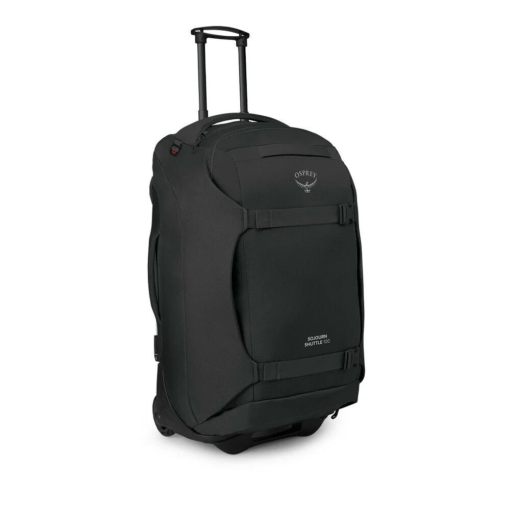 Osprey Sojourn Shuttle Wheeled Duffle 100L, Color: Black