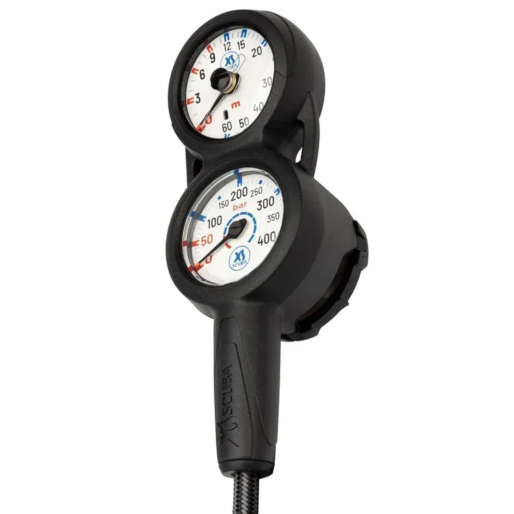 XS Scuba QuikVu 3 Gauge Console (Pressure, Depth, &amp; Compass)