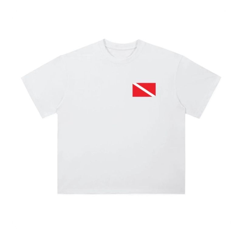 Classic Dive Flag White T-Shirt (PK Collection)