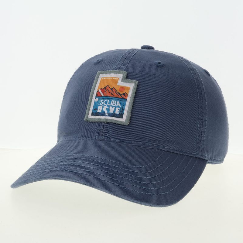 The Scuba Dive Hat (Utah Sunset Logo) Lake Blue