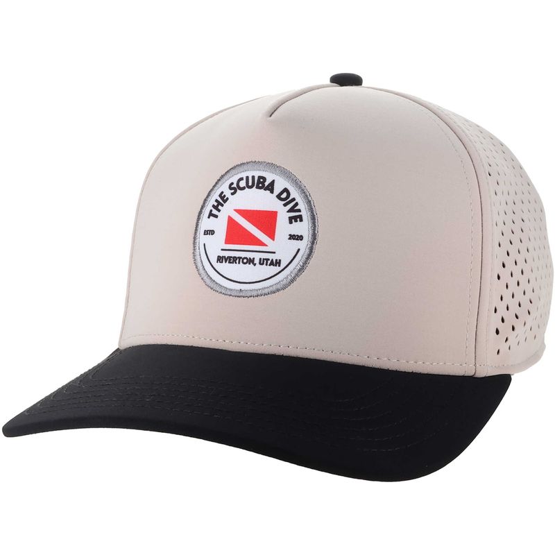 The Scuba Dive Hat (Established 2020 Logo) Stone/Black