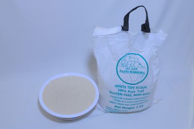 100 % pure white teff