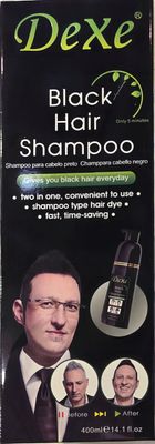 dexe black hair shampoo