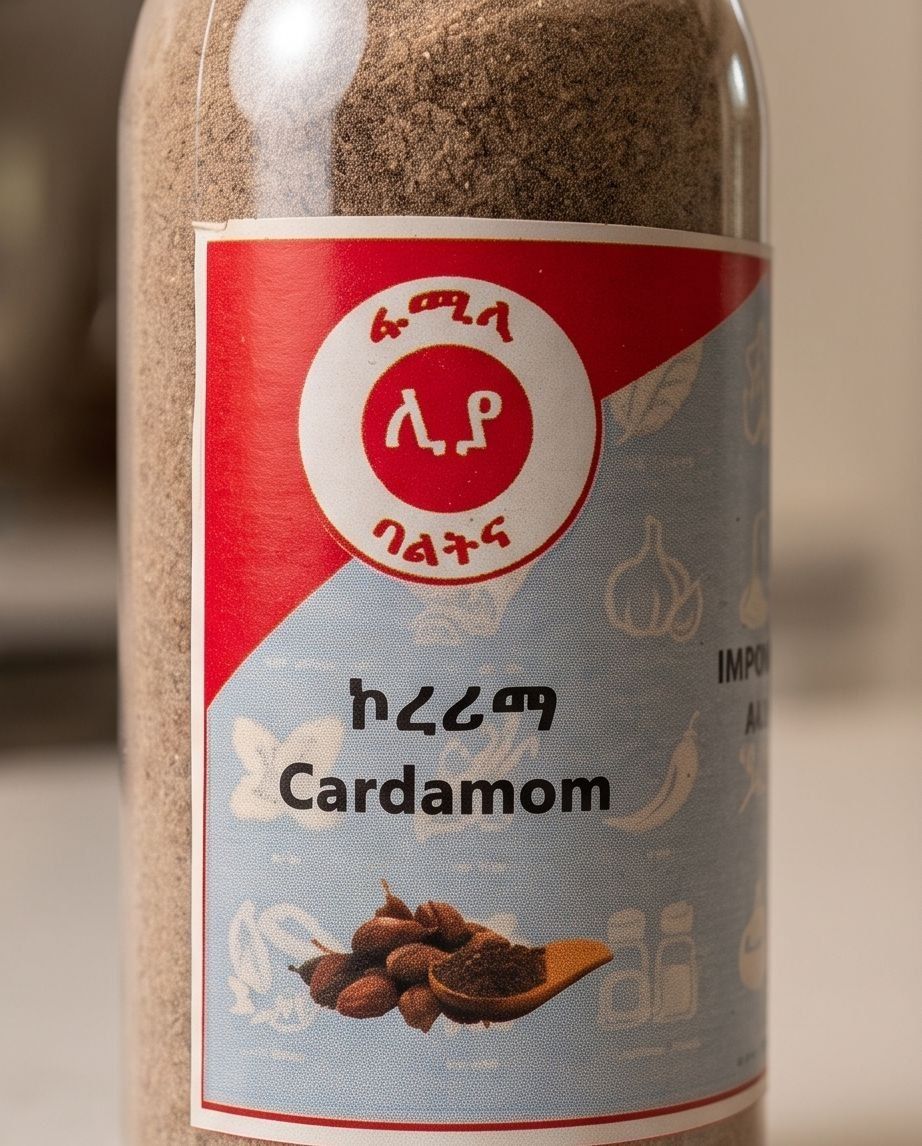 cardamom ኮረሪማ የተፈጨ ዝተጥሓነ 100g