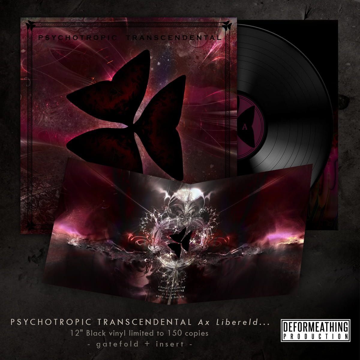 PSYCHOTROPIC TRANSCENDENTAL Ax Libereld... LP (BLACK)