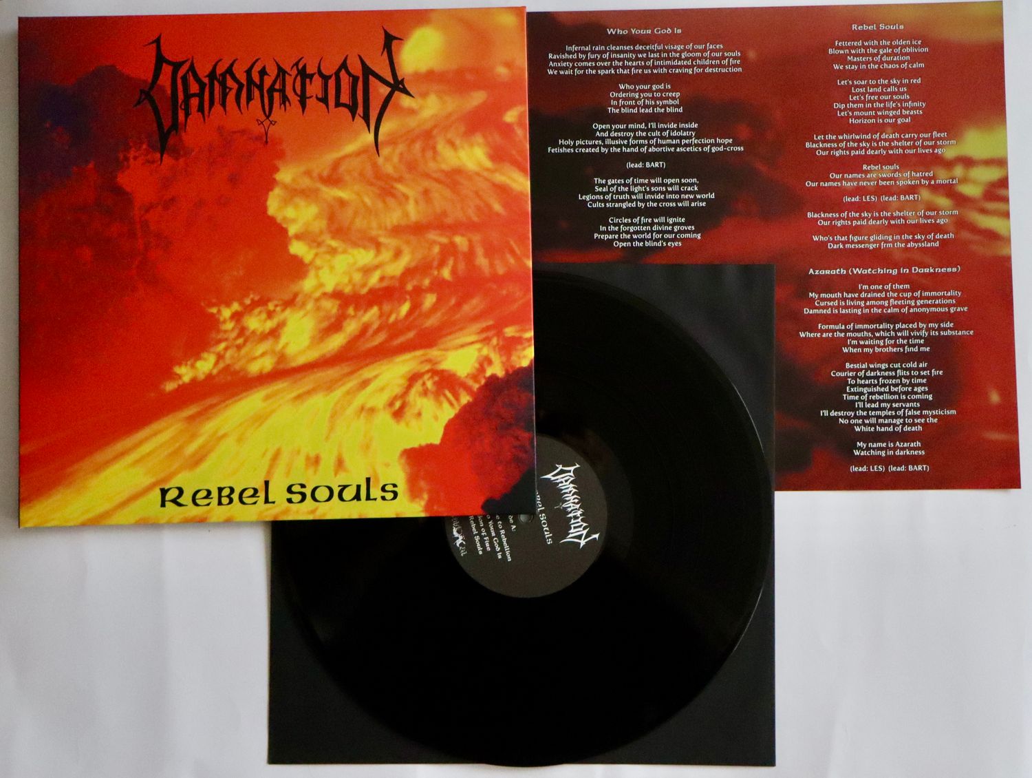 DAMNATION – Rebel Souls LP (BLACK)
