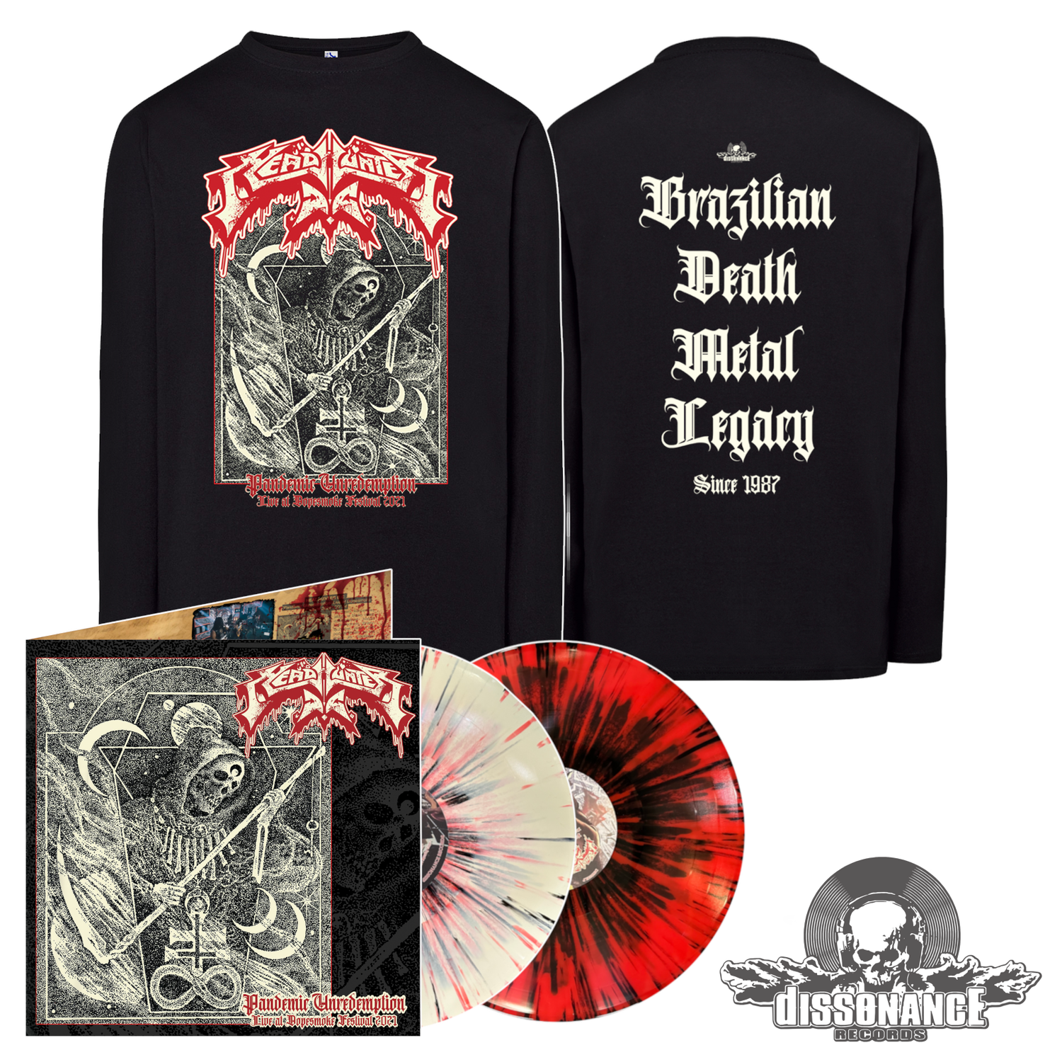 HEADHUNTER D.C – Pandemic Unredemption LP + LONGSLEEVE Bundle