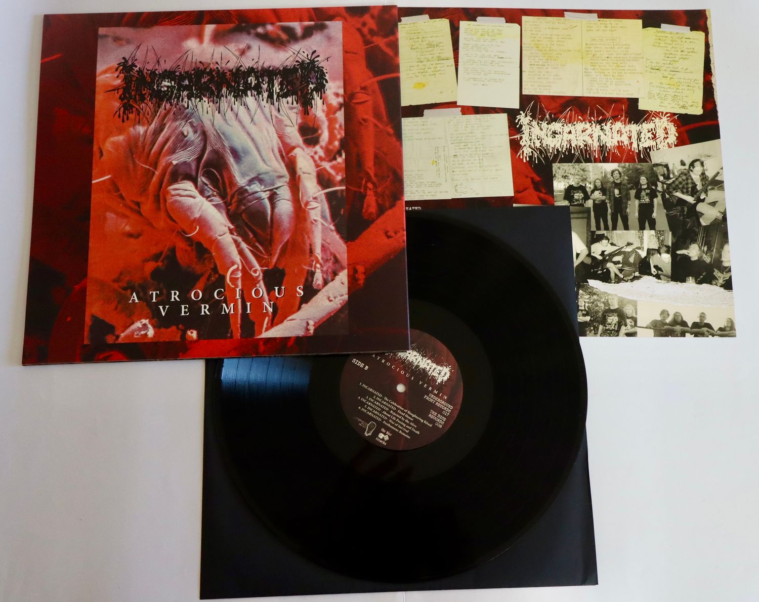 DAMNABLE / INCARNATED – Split LP (BLACK)