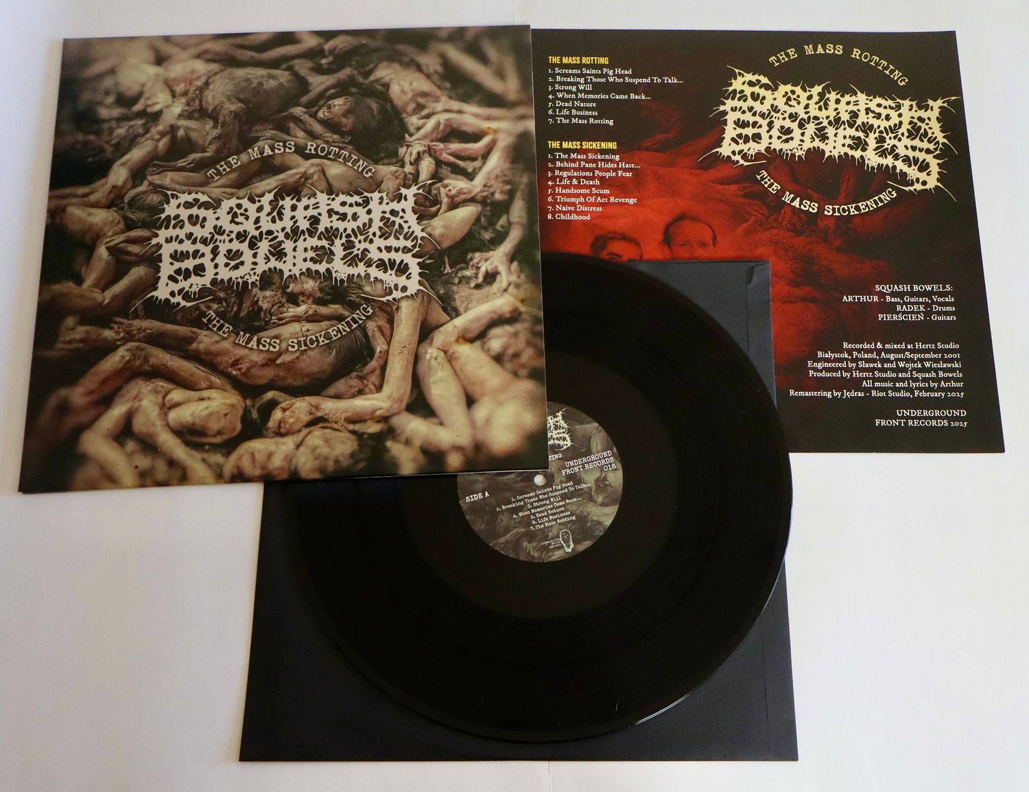 SQUASH BOWELS – The Mass Rotting - The Mass Sickening LP (BLACK)