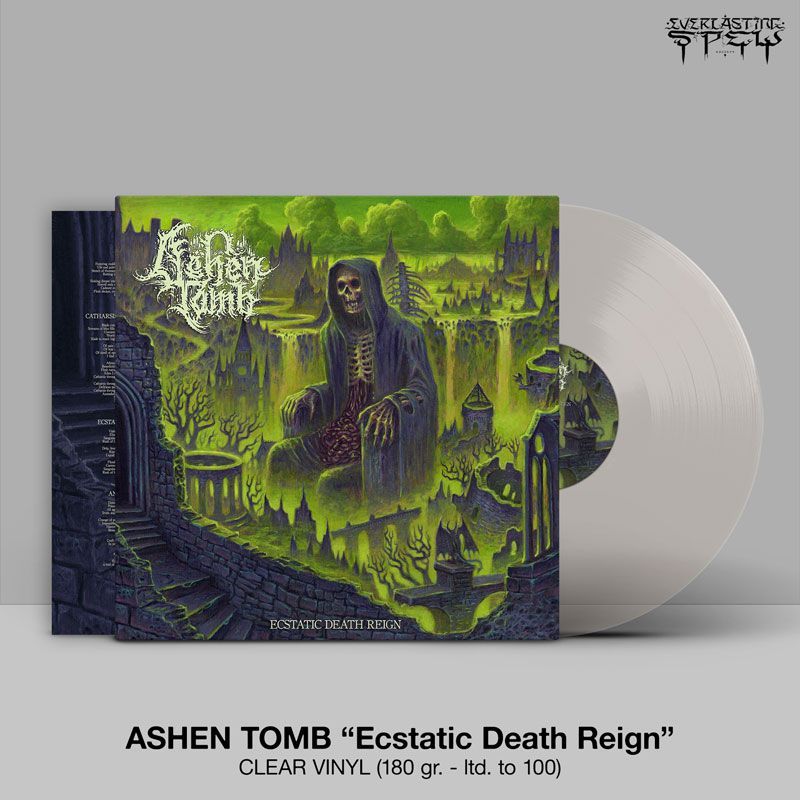 ASHEN TOMB – Ecstatic Death Reign LP (CLEAR)