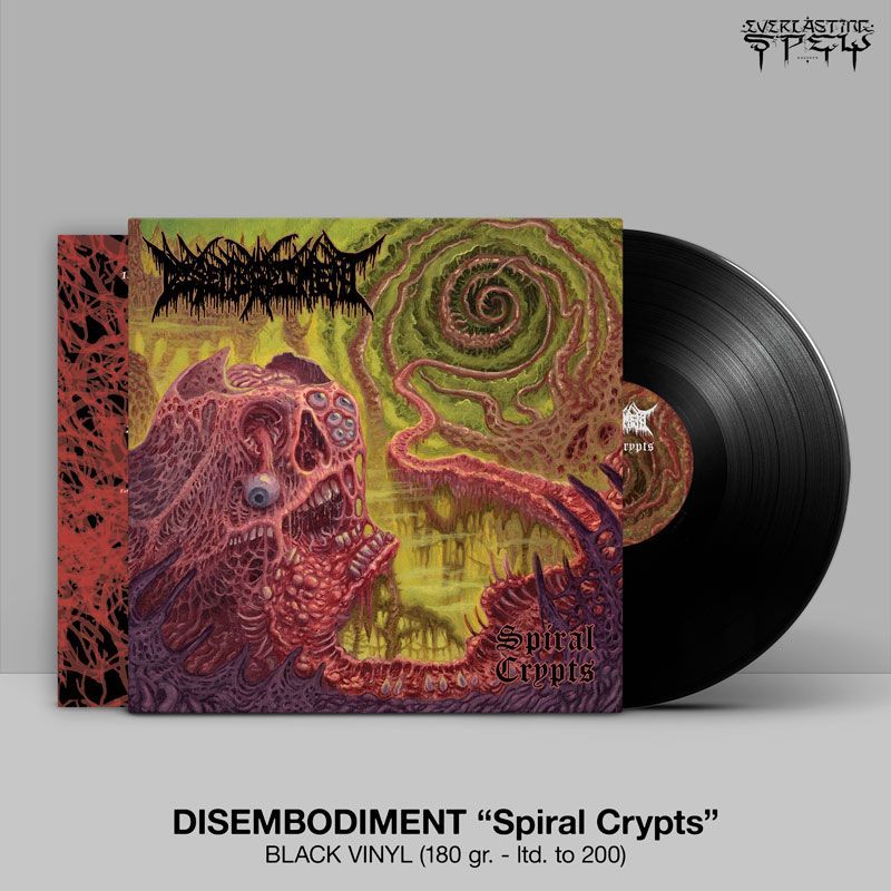 DISEMBODIMENT – Spiral Crypts LP (BLACK)