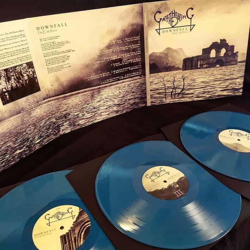 THE GATHERING – Downfall / Early Days 3LP (Aqua Blue Vinyl)
