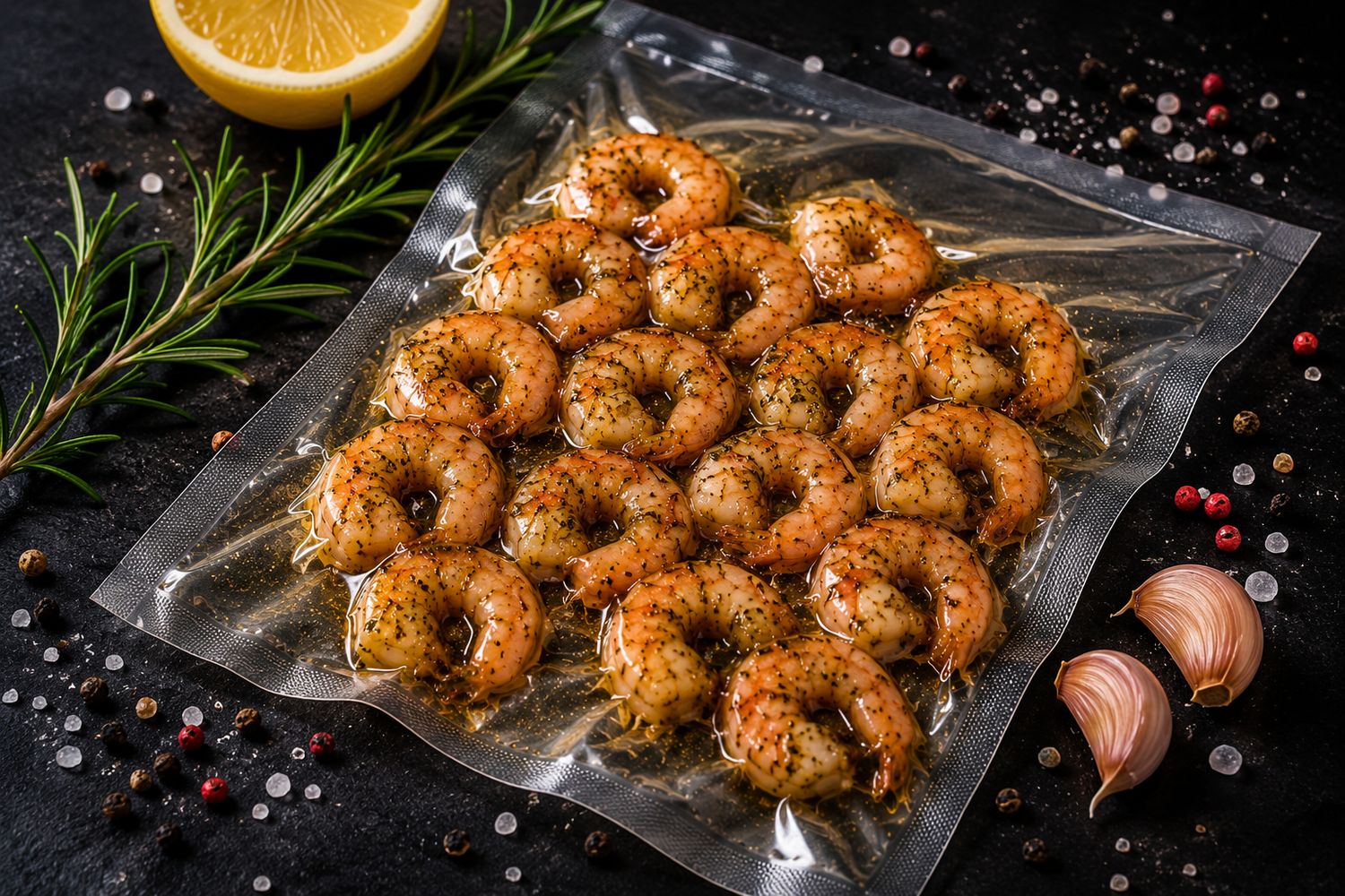 Маринованные креветки 14шт