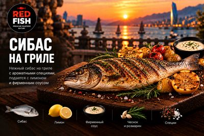 Сибас на гриле