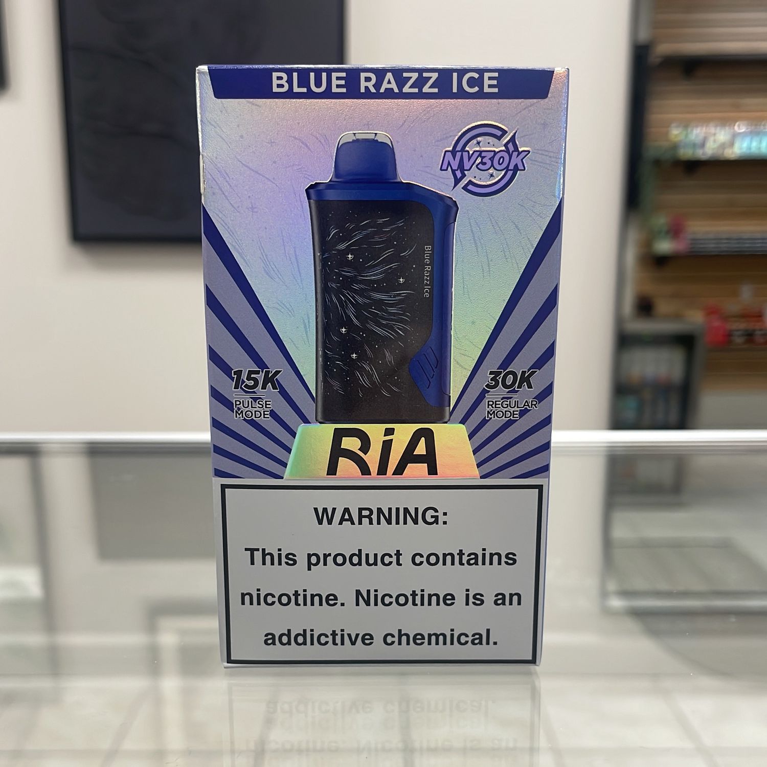 RIA 30K Blue Razz Ice