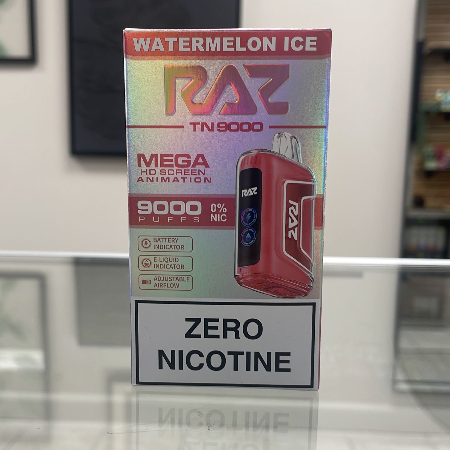 Raz 9K - Watermelon Ice Zero Nic