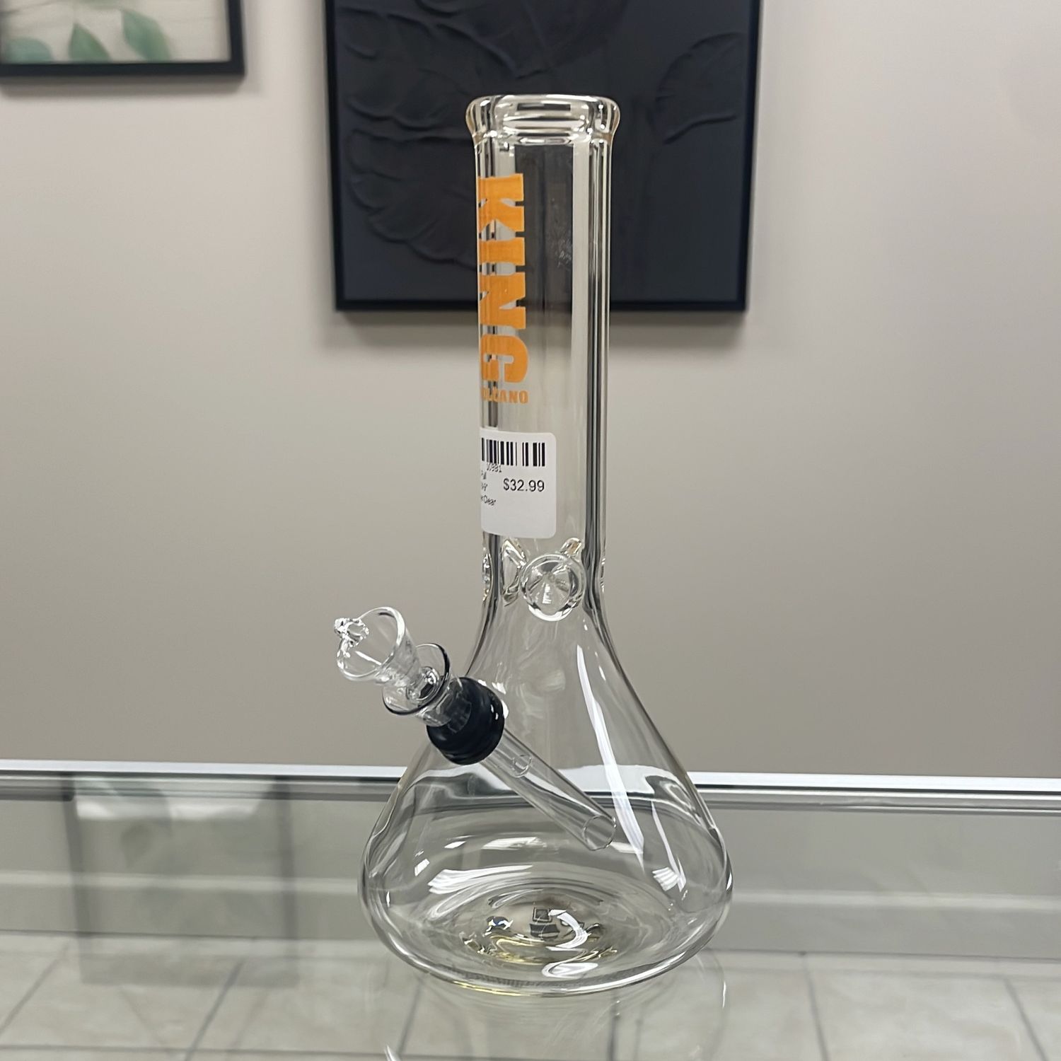 ODG Pull Stem 8-9” Beaker Clear 