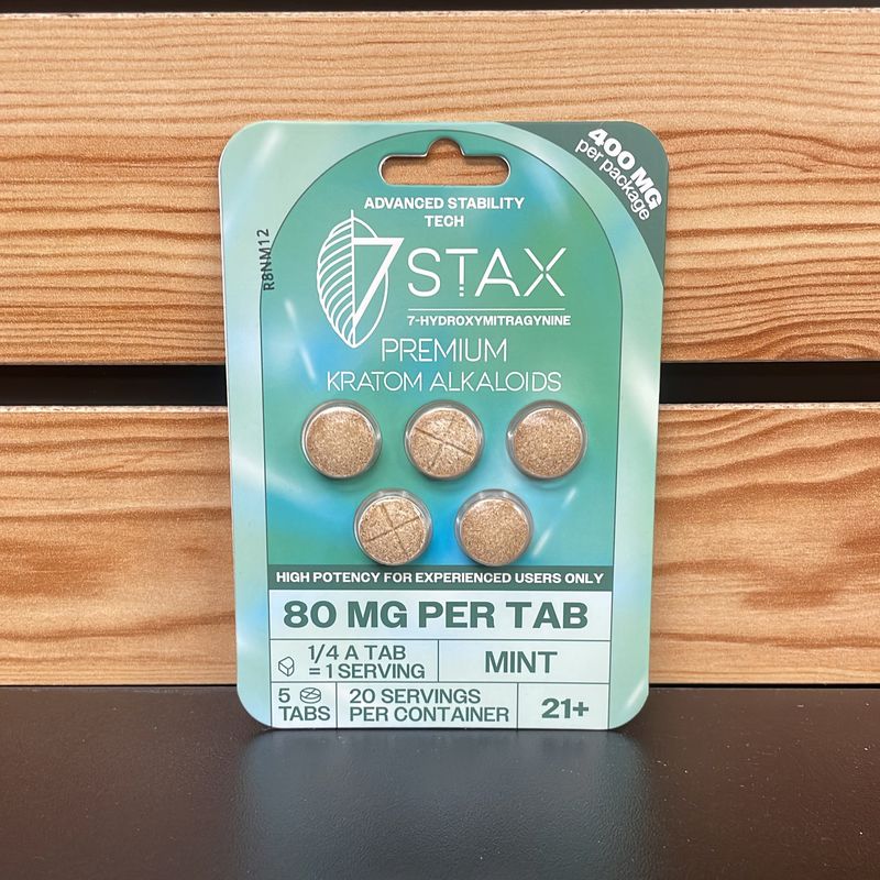 7 stax 80mg 5ct - Mint 