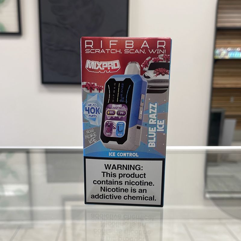 RifBar 40K - Blue Razz Ice 