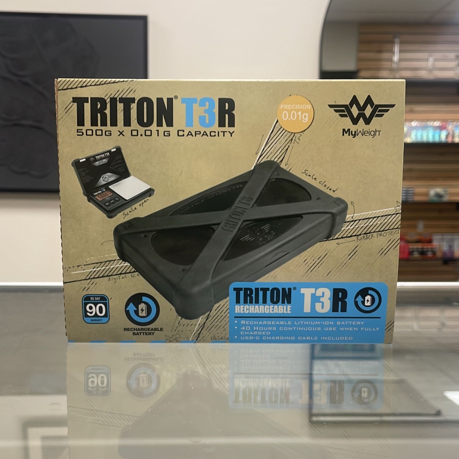 Triton T3R 500G x 0.01g Scale 