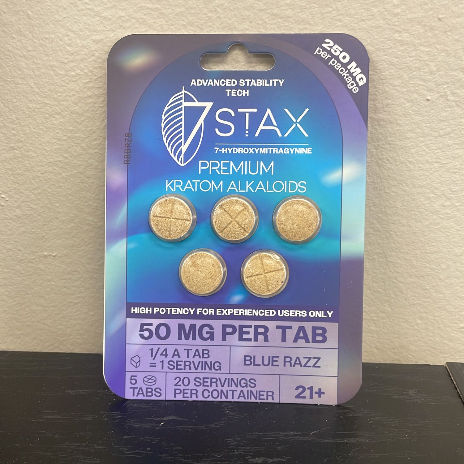 7Stax 50mg 5ct - Blue Razz 