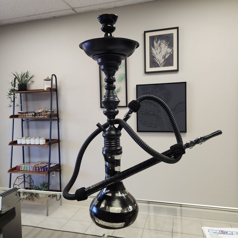 Zebra Egyptian Hookah