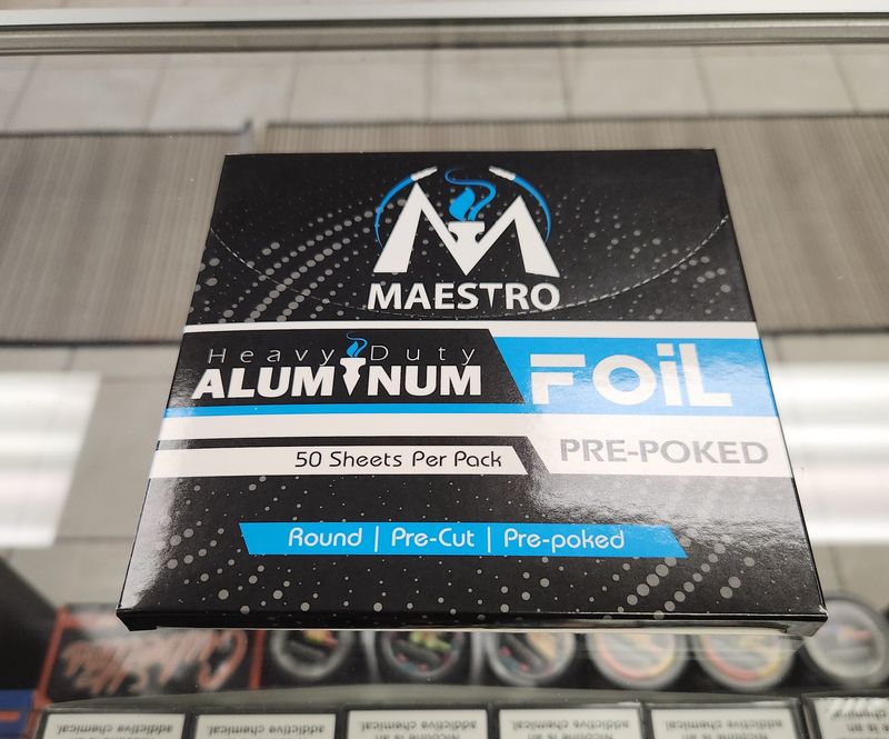 Maestro Pre-Poked Hookah Foil