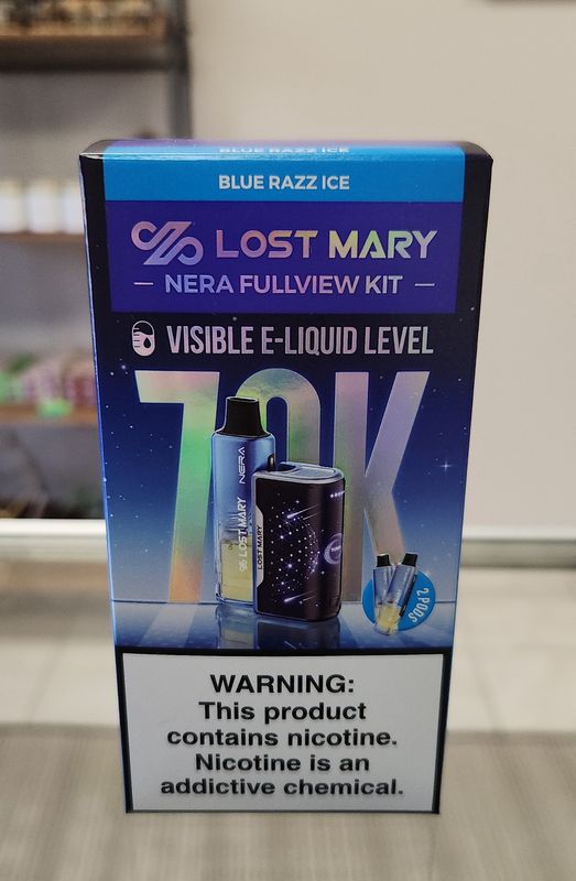 Lost Mary Kit 70k - Blue Razz Ice