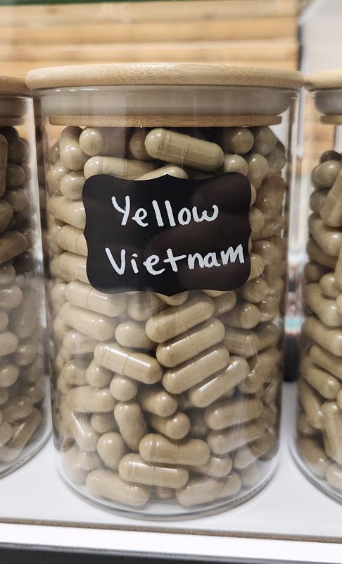 Kratom Capsules 1g - Yellow Vietnam