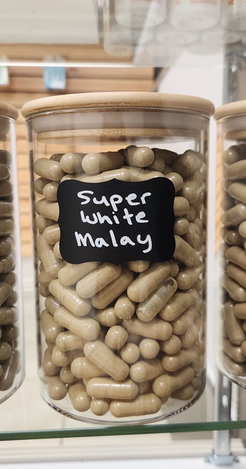 Kratom Capsules 1g - Super White Malay