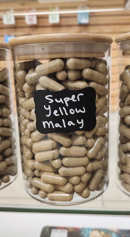 Kraton Capsules 1g - Super Yellow Malay